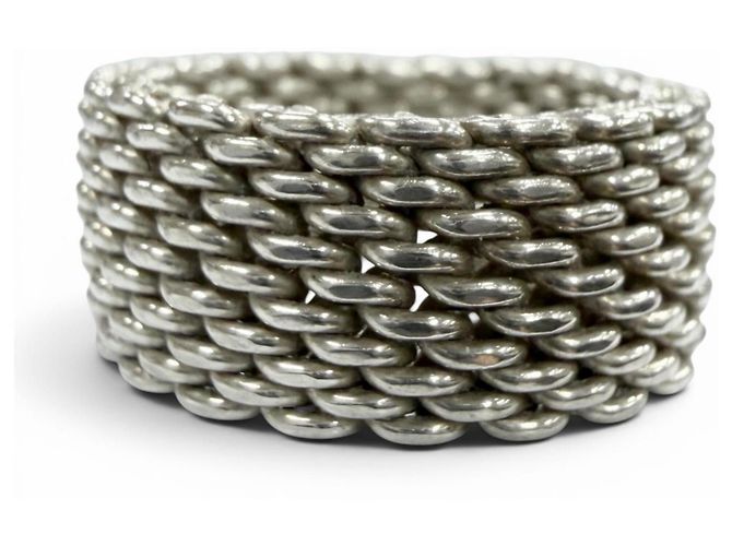 Tiffany & Co Tiffany Somerset 925 Mesh Ring Silber - Ansicht 2