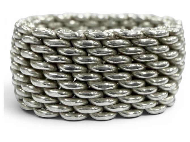 Tiffany & Co Tiffany Somerset 925 Mesh Ring Silber - Ansicht 3