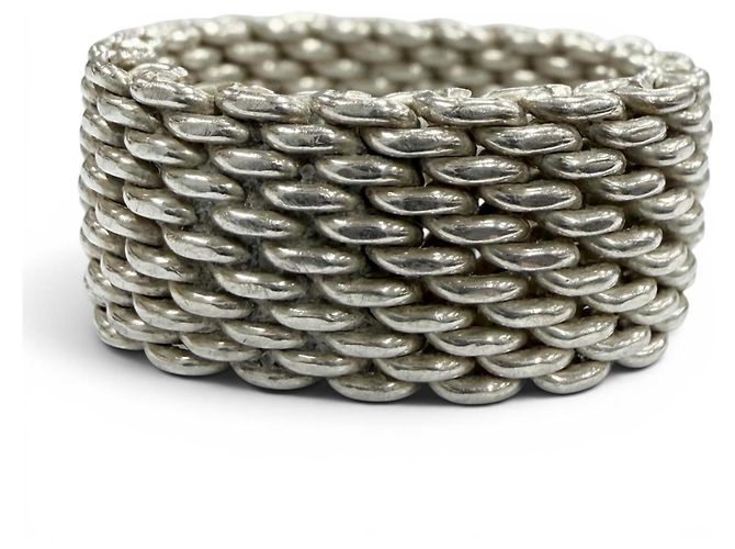 Tiffany & Co Tiffany Somerset 925 Mesh Ring Silber - Ansicht 4