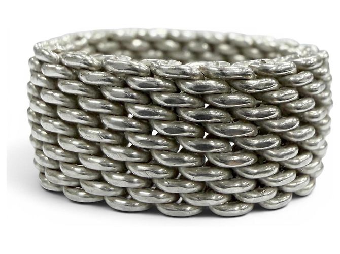 Tiffany & Co Tiffany Somerset 925 Mesh Ring Silber - Ansicht 5