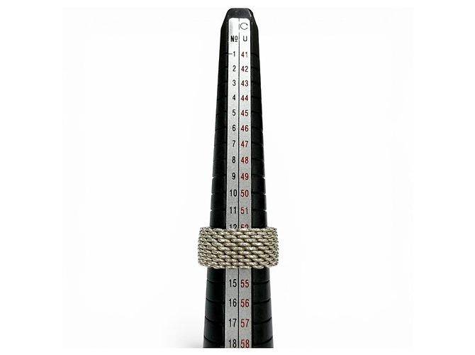 Tiffany & Co Tiffany Somerset 925 Mesh Ring Silber - Ansicht 7