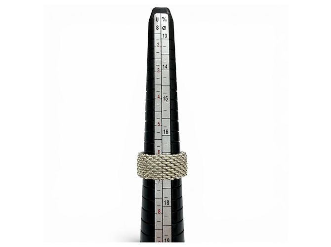 Tiffany & Co Tiffany Somerset 925 Mesh Ring Silber - Ansicht 8