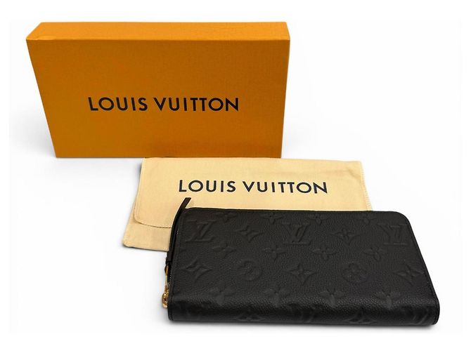 Louis Vuitton Monogram Empreinte Noir Long Wallet Schwarz - Ansicht 2