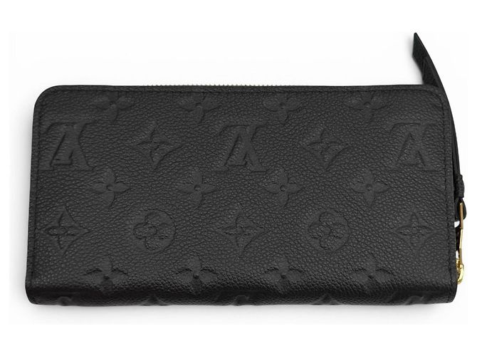 Louis Vuitton Monogram Empreinte Noir Long Wallet Schwarz - Ansicht 3