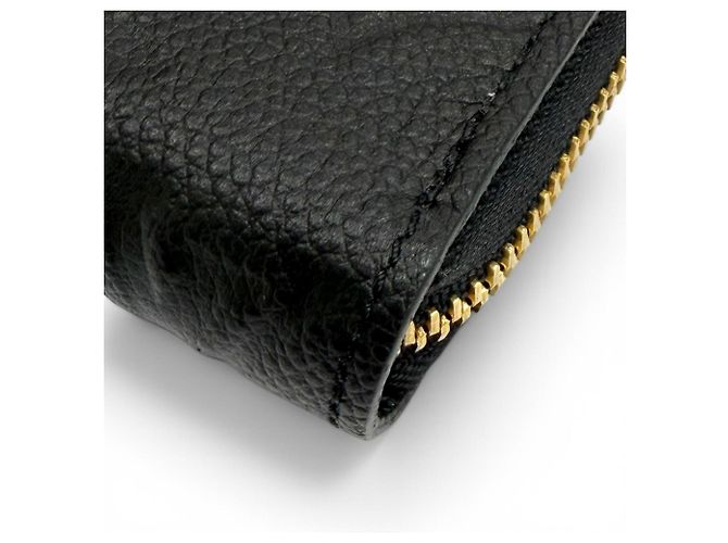 Louis Vuitton Monogram Empreinte Noir Long Wallet Schwarz - Ansicht 6