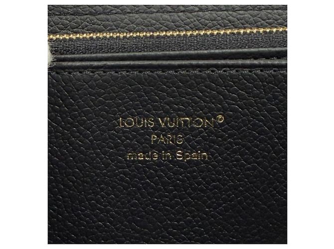Louis Vuitton Monogram Empreinte Noir Long Wallet Schwarz - Ansicht 9