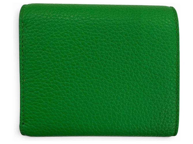 Bottega Veneta Paraquito Point Lock Leather Compact Tri-fold Wallet - view 3