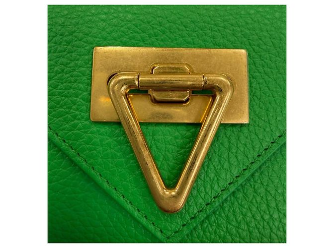Bottega Veneta Paraquito Point Lock Leather Compact Tri-fold Wallet - view 8
