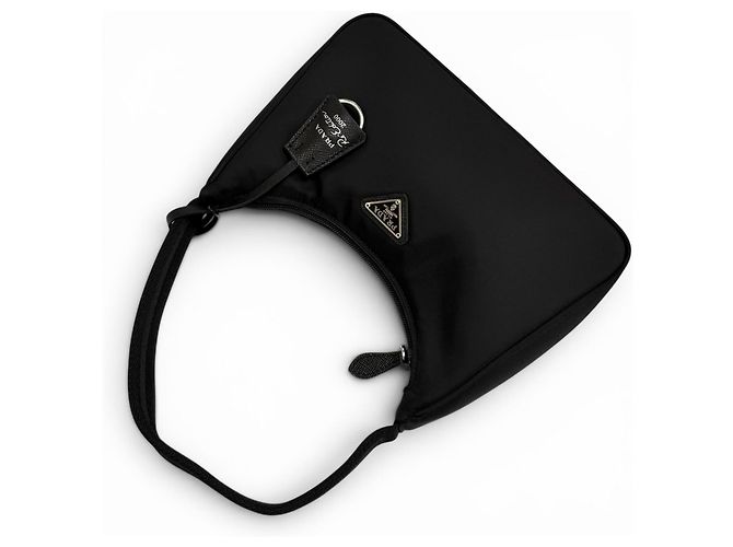 Prada 1NE515 Re-Edition 2000 Re-Nylon Mini Tote Marrone - vista 8