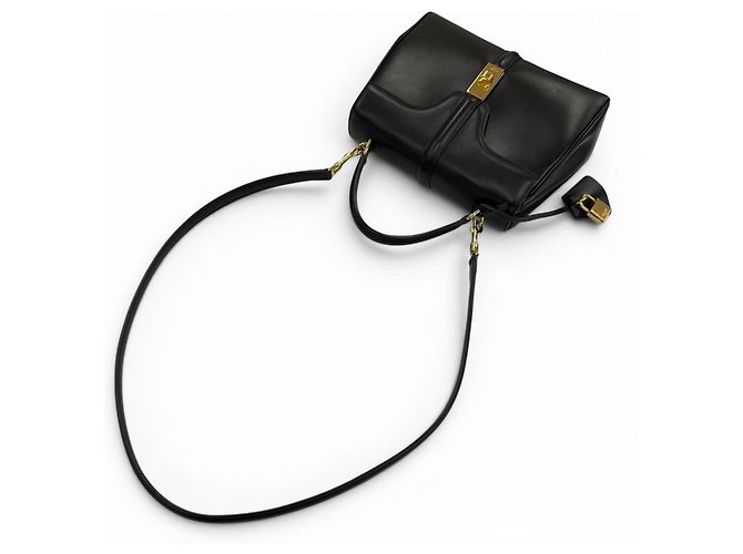Céline Bolso CELINE Small 16 Seize Negro - vista 4