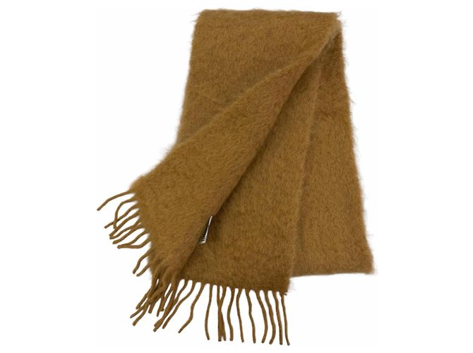 Stola in lana mohair Loewe Marrone - vista 2