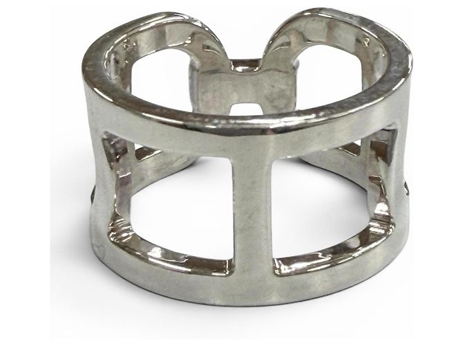 Ring Hermès Anillo HERMES Everchaine d'Ancre AG925 Plata - vista 4