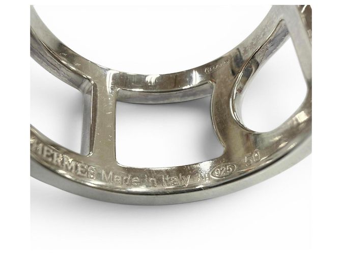 Ring Hermès Anillo HERMES Everchaine d'Ancre AG925 Plata - vista 7