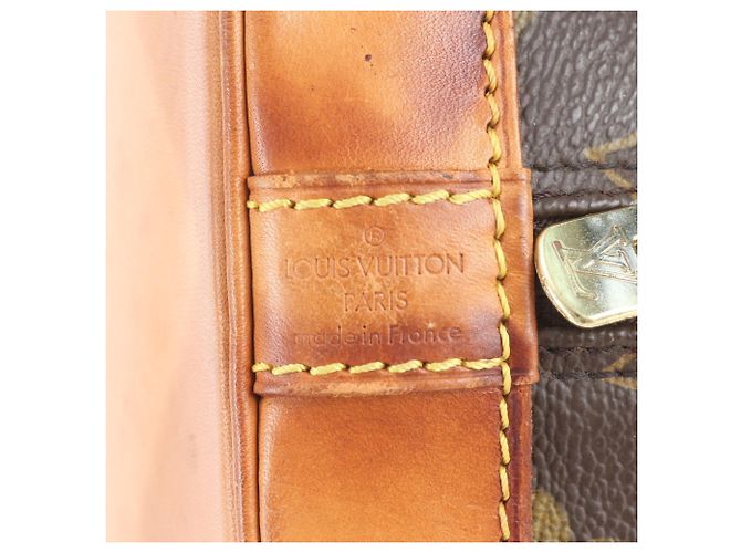 Louis Vuitton Monogram Alma Tote Bag Braun - Ansicht 9