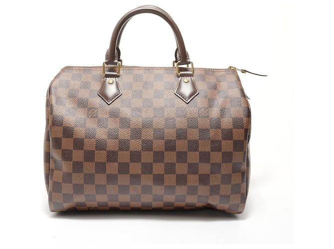 Borsa Louis Vuitton Damier Speedy 30 Marrone - vista 2