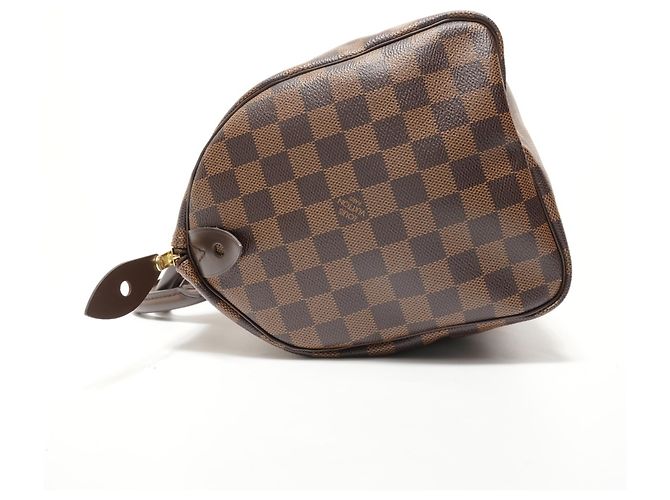 Borsa Louis Vuitton Damier Speedy 30 Marrone - vista 3