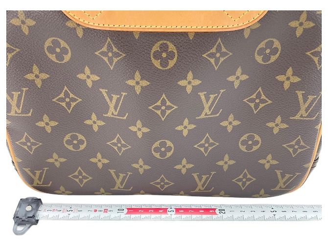 Borsa Louis Vuitton Trouville Marrone - vista 4