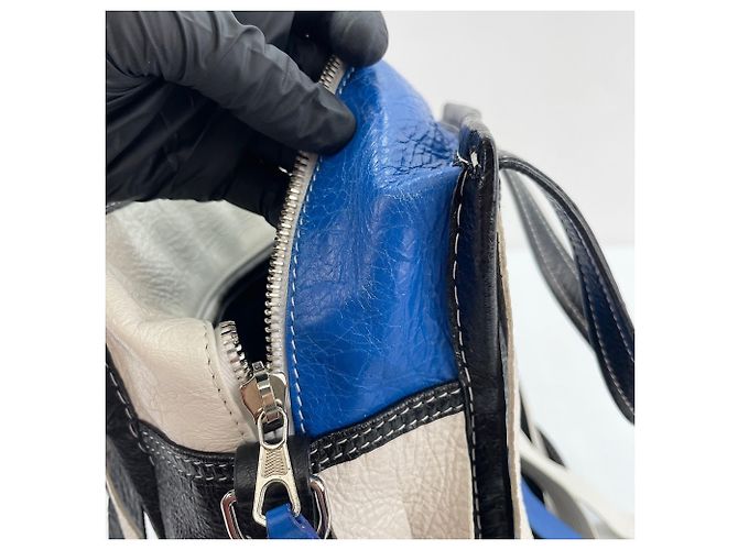 Borsa a mano 2-Way Fringe Balenciaga Bazaar Nero - vista 15