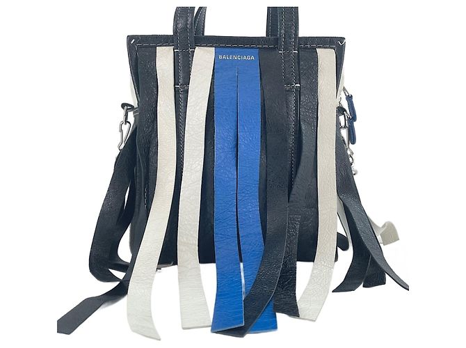 Borsa a mano 2-Way Fringe Balenciaga Bazaar Nero - vista 2
