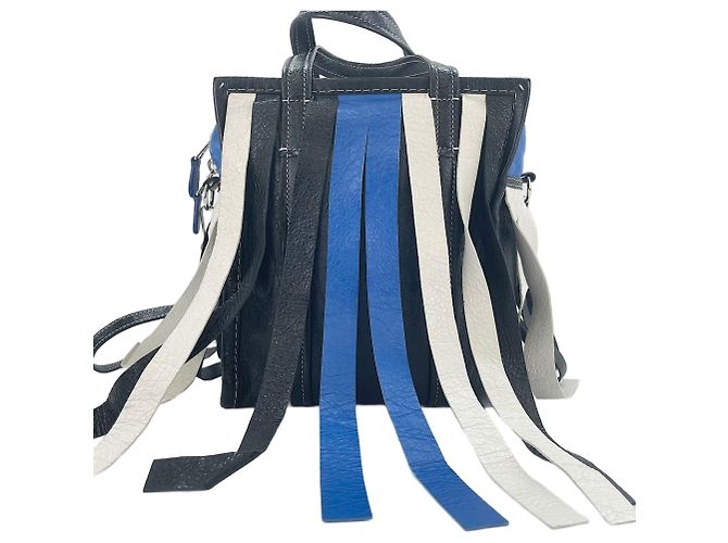 Borsa a mano 2-Way Fringe Balenciaga Bazaar Nero - vista 3