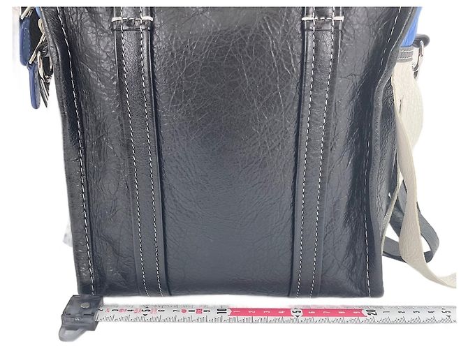 Borsa a mano 2-Way Fringe Balenciaga Bazaar Nero - vista 4