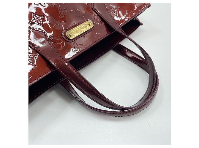 Borsa Louis Vuitton Wilshire PM Rossa Rosso - vista 10
