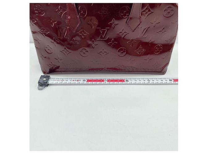 Borsa Louis Vuitton Wilshire PM Rossa Rosso - vista 4