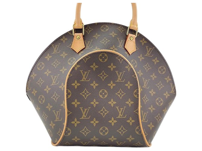 Borsa Louis Vuitton Ellipse MM Marrone - vista 2