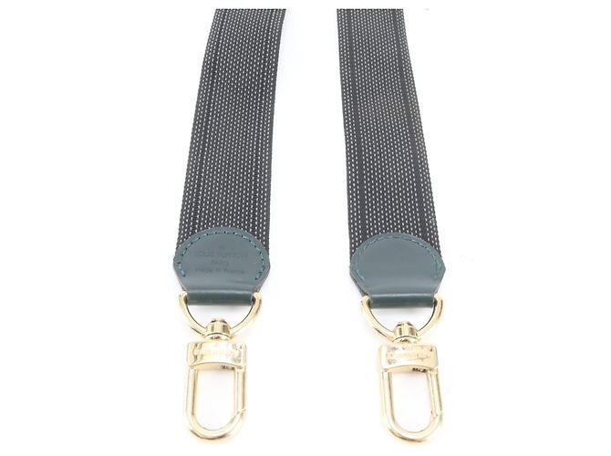 Satellite Louis Vuitton Gray and Green Shoulder Strap Accessory Brown - view 4