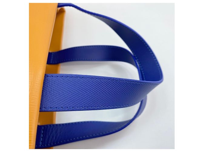 Borsa Shopper Tote MM Louis Vuitton in Arancione - vista 10
