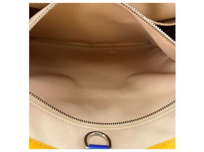 Borsa Shopper Tote MM Louis Vuitton in Arancione - vista 13