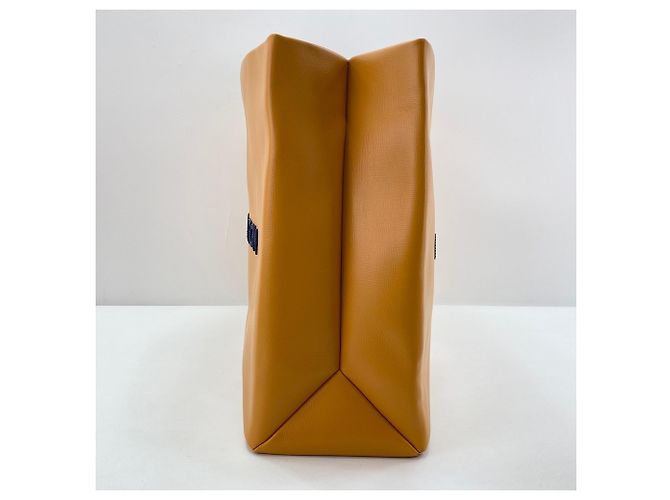 Borsa Shopper Tote MM Louis Vuitton in Arancione - vista 6
