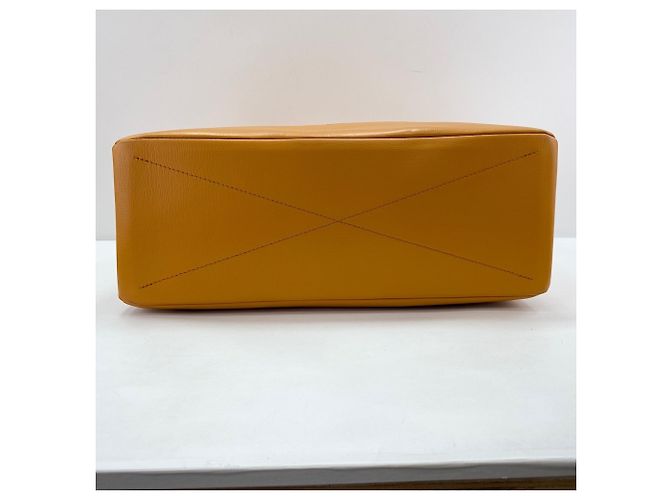 Borsa Shopper Tote MM Louis Vuitton in Arancione - vista 7