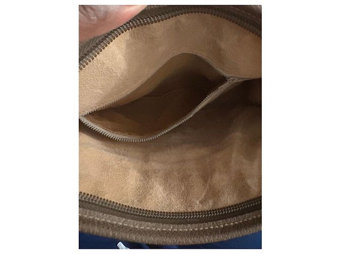 Gucci Pochette GG Supreme Canvas Marrone Beige - vista 12