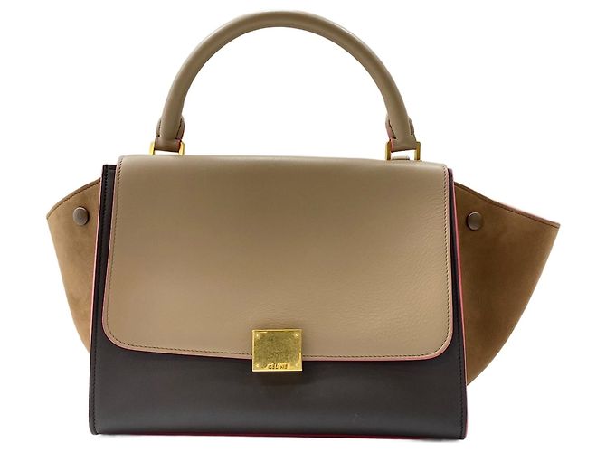 Céline Borsa 2-Way Celine Trapeze marrone - vista 2