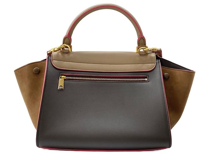 Céline Borsa 2-Way Celine Trapeze marrone - vista 3