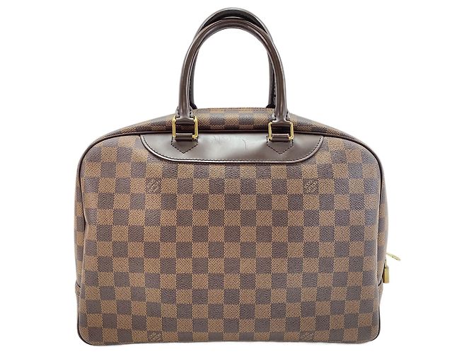 Borsa Louis Vuitton Deauville Special Order Marrone - vista 3