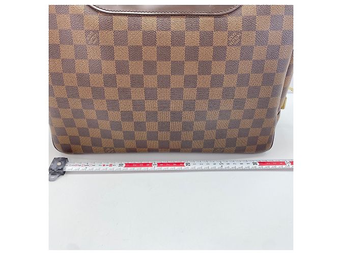 Borsa Louis Vuitton Deauville Special Order Marrone - vista 4