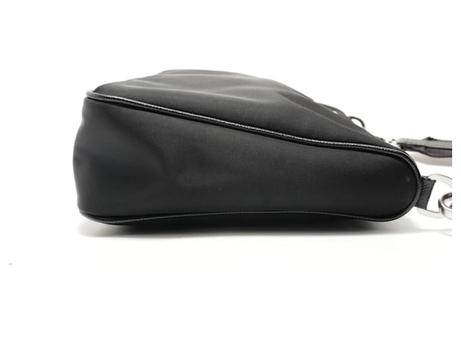 Borsa a tracolla Prada PRADA Triangle Plate con pochette Nero - vista 4