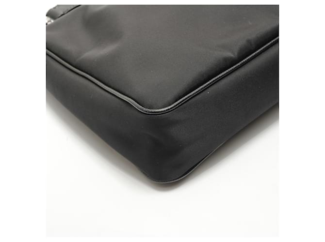 Borsa a tracolla Prada PRADA Triangle Plate con pochette Nero - vista 5