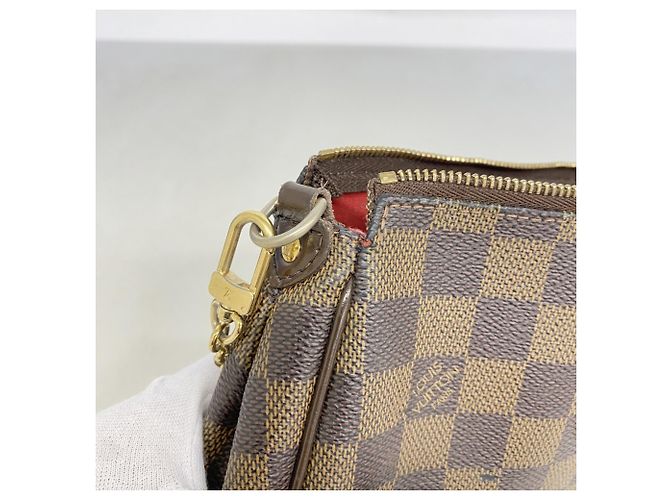 Borsa Louis Vuitton Damier Eva Damier ebene - vista 7