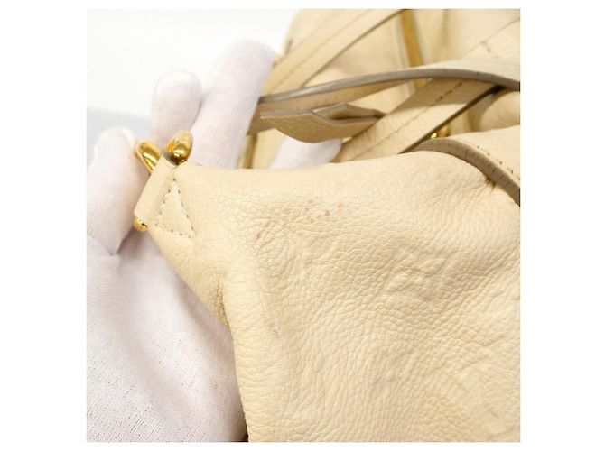 Borsa Louis Vuitton Monogram Empreinte Lumineuse PM Bianco - vista 10