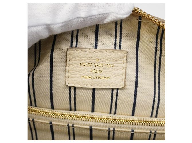 Borsa Louis Vuitton Monogram Empreinte Lumineuse PM Bianco - vista 5