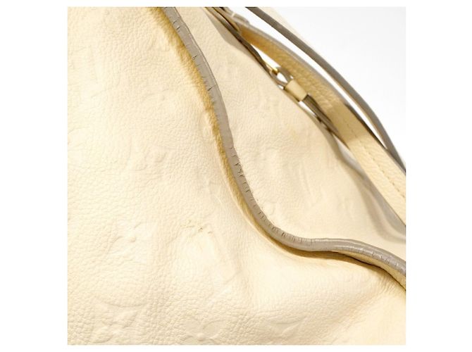 Borsa Louis Vuitton Monogram Empreinte Lumineuse PM Bianco - vista 7