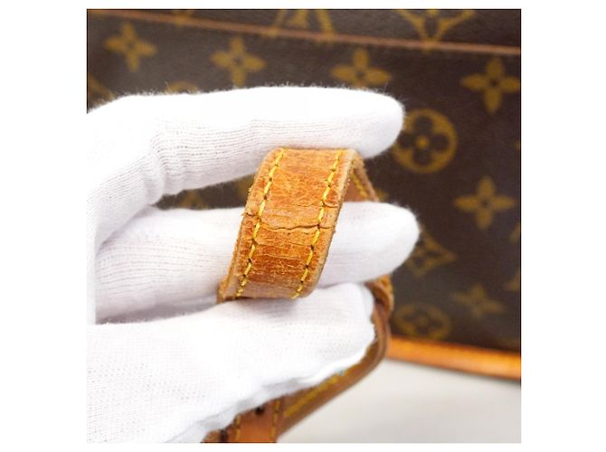 Borsa a spalla Louis Vuitton Monogram Gibeciere PM Marrone - vista 8