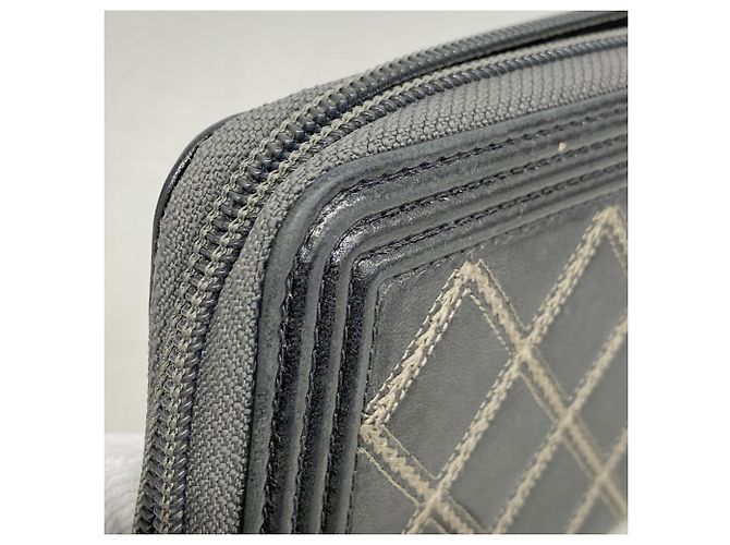 Cartera larga Boy Chanel Negro - vista 6
