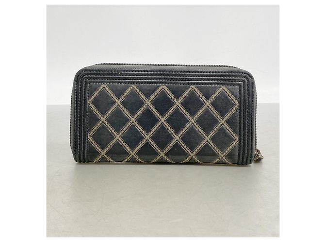 Cartera larga Boy Chanel Negro - vista 9