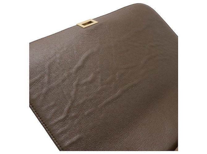 Céline Borsa a mano/Borsa a tracolla Celine Trapeze Beige - vista 10