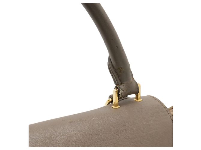 Céline Borsa a mano/Borsa a tracolla Celine Trapeze Beige - vista 6