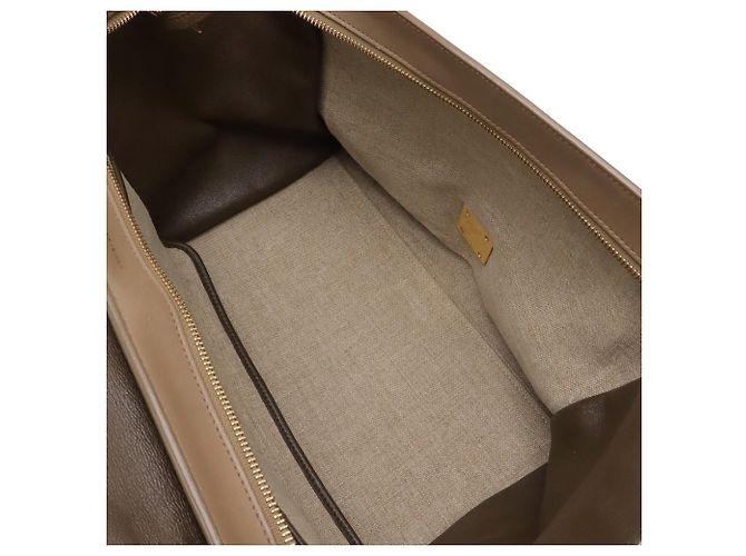 Céline Borsa a mano/Borsa a tracolla Celine Trapeze Beige - vista 9
